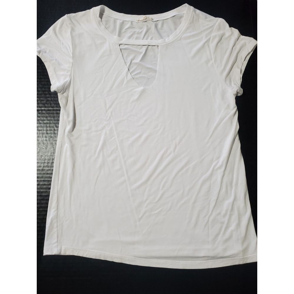 Women's White T Shirt Size Small La Miel